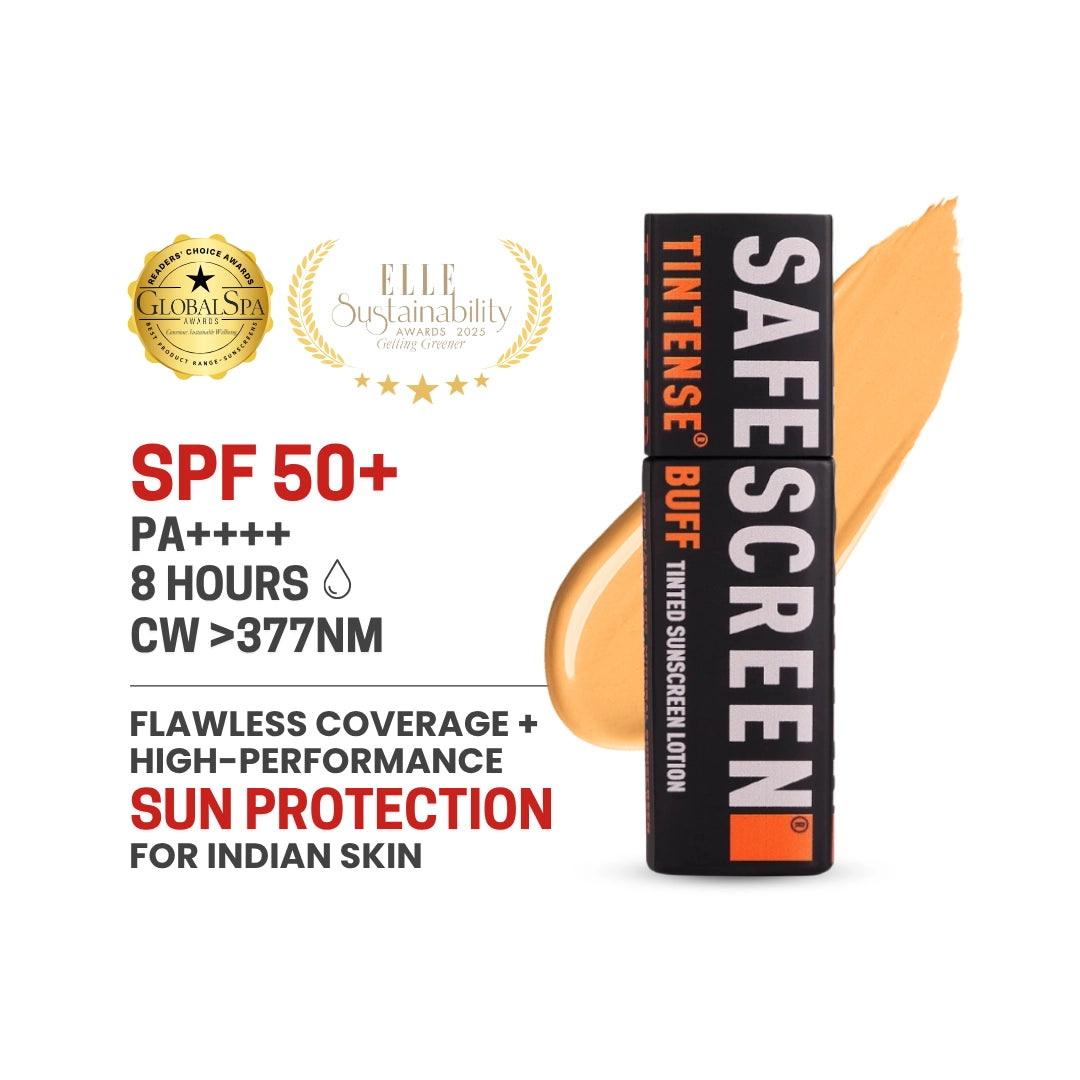 Sunscreen Buff SAFESCREEN Tintense Buff Tinted Sunscreen Lotion – CHOSEN Store