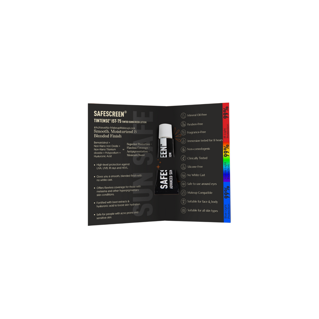 SAFESCREEN TINTENSE Bisque IST-75 Mini Pack 1.5ml (Redeem for 150 Zola Points)