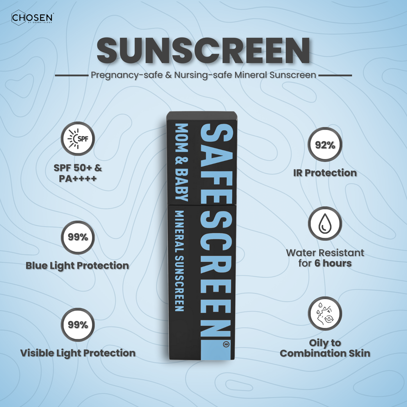 SAFESCREEN® Mom & Baby Sunscreen SPF 50+