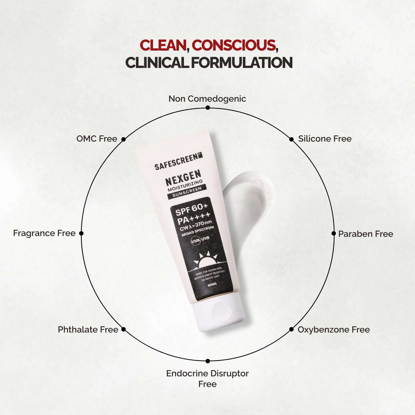 SAFESCREEN® NEXGEN SPF 60+ Moisturizing Sunscreen