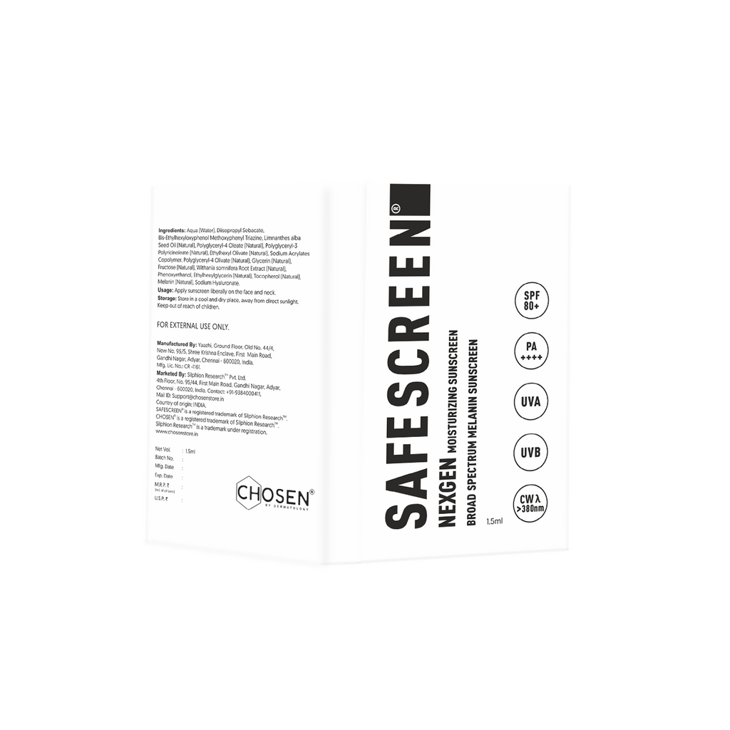 SAFESCREEN Nexgen Sunscreen 1.5ml Minipack