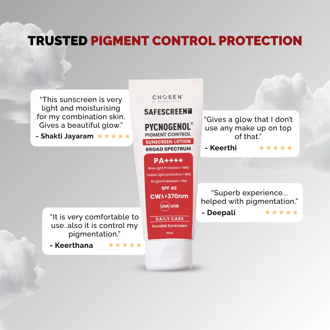 SAFESCREEN® Pycnogenol® Pigment Control Sunscreen Lotion SPF 40