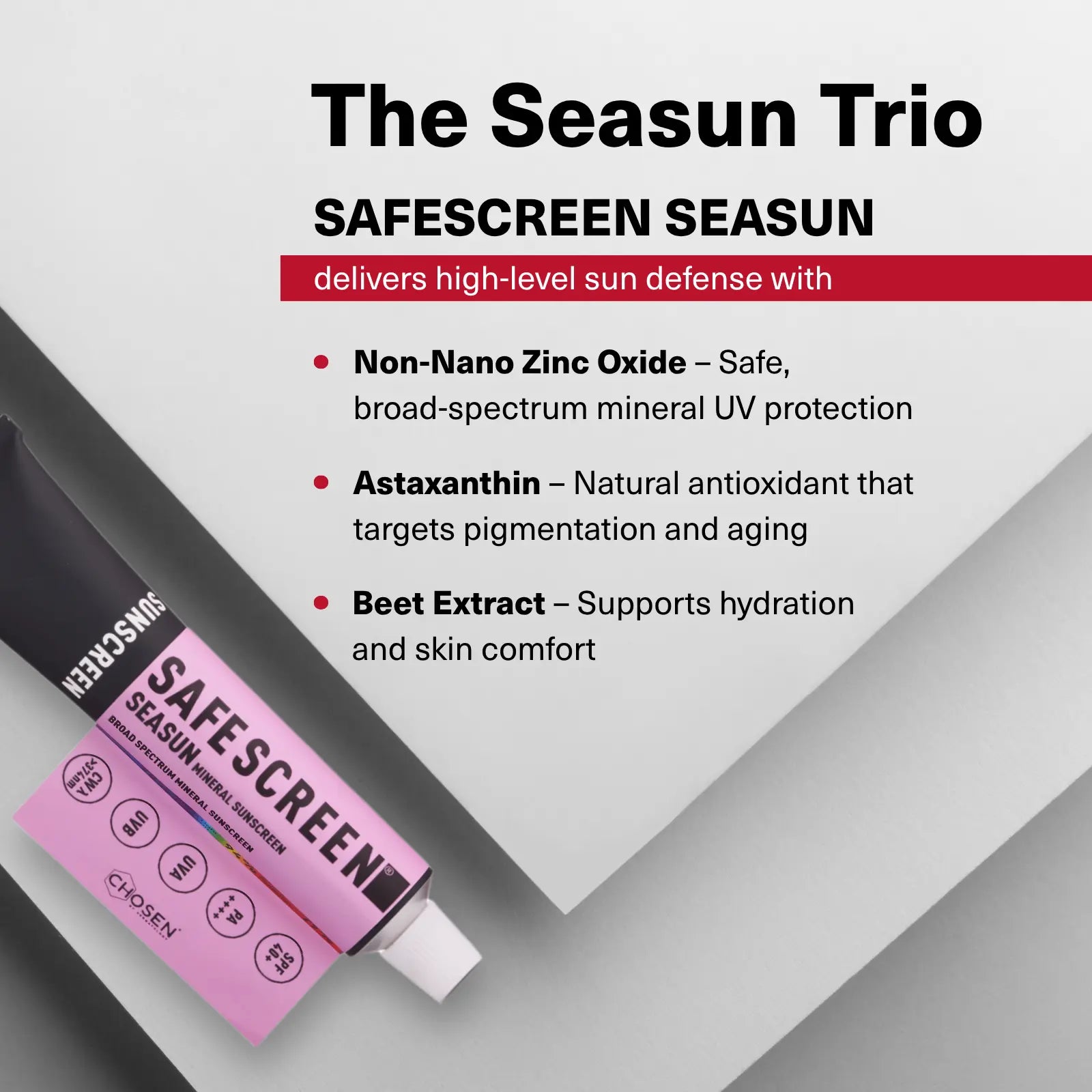 SAFESCREEN® Seasun Mineral Sunscreen SPF 40+