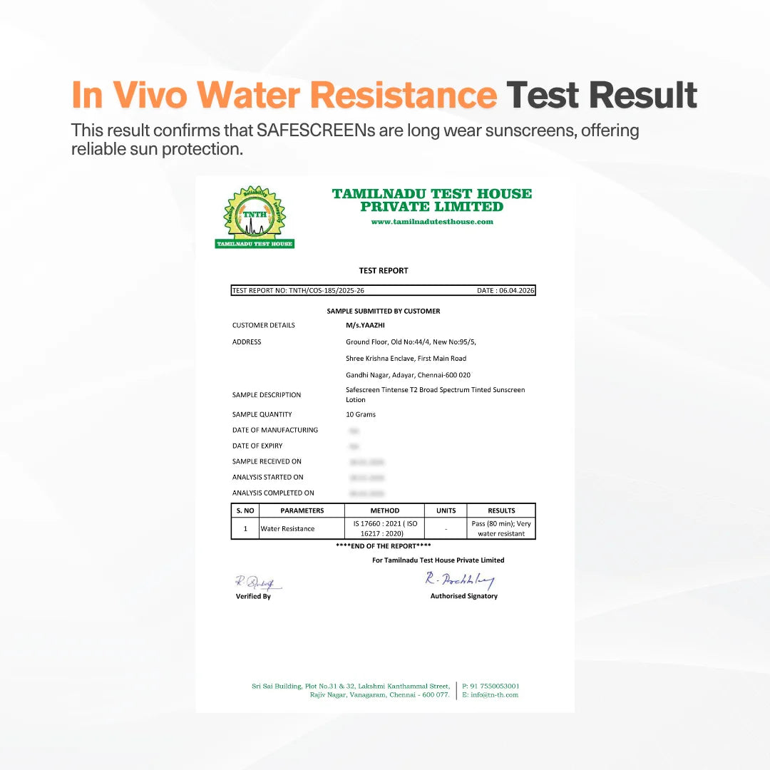 SAFESCREEN® TINTENSE® T2 (Buff) Tinted Sunscreen Lotion PA++++ SPF 30+