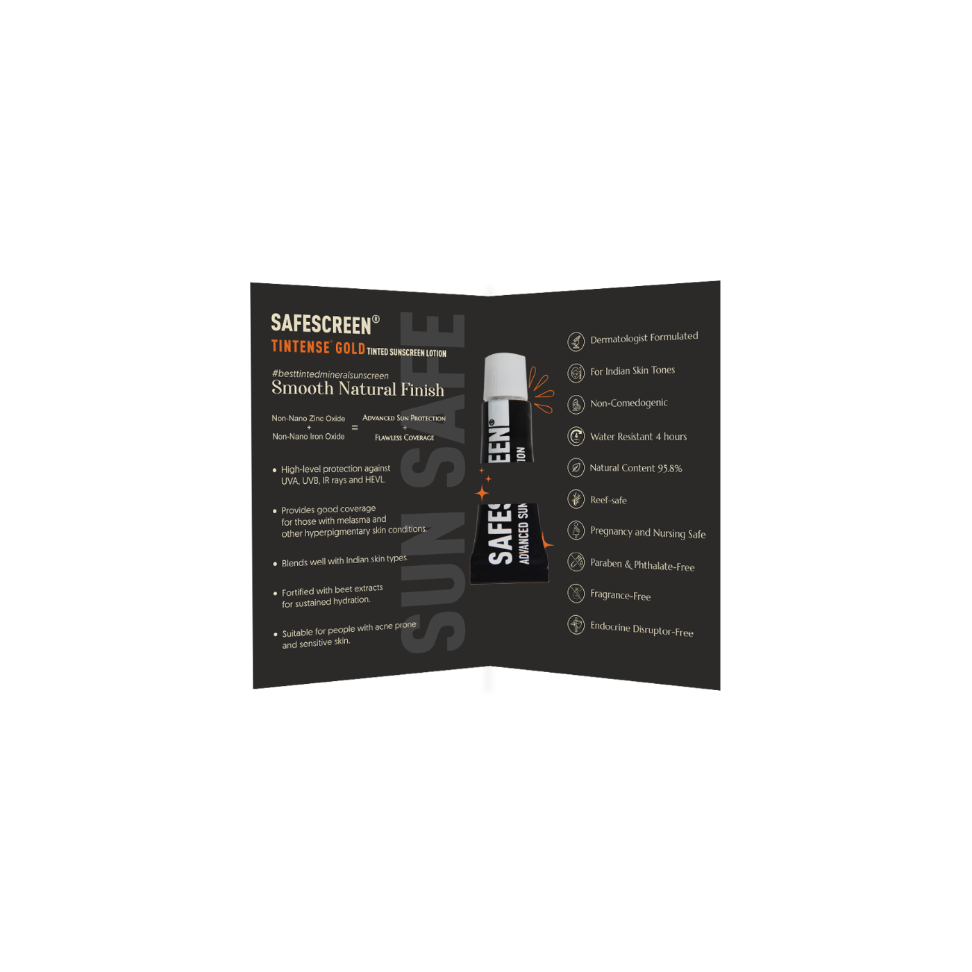 SAFESCREEN TINTENSE Gold Mini Pack 1.5ml (Redeem for 150 Zola Points)