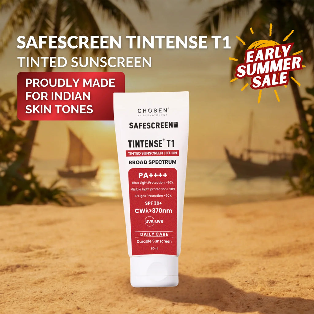SAFESCREEN® TINTENSE® T1 (Bisque) Tinted Sunscreen Lotion PA++++ SPF 30+