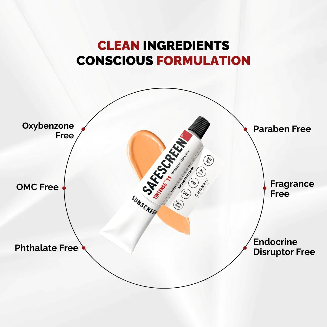 SAFESCREEN® TINTENSE® T3 (Beige) Tinted Sunscreen Lotion PA++++ SPF 30+