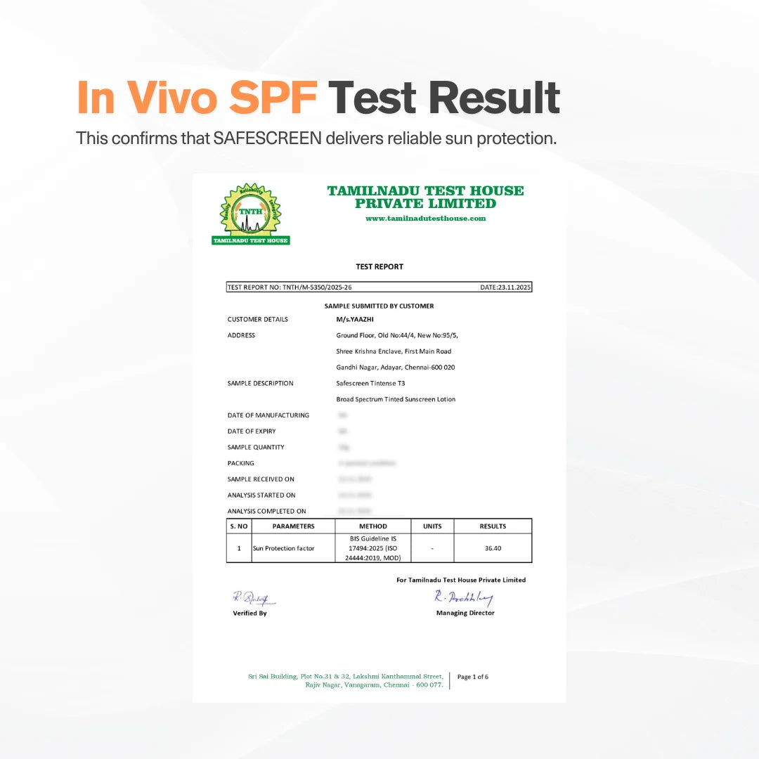 SAFESCREEN® TINTENSE® T3 (Beige) Tinted Sunscreen Lotion PA++++ SPF 30+