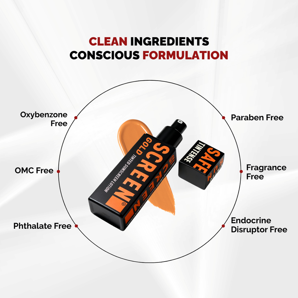 SAFESCREEN® TINTENSE® Gold Tinted Sunscreen Lotion SPF 50+