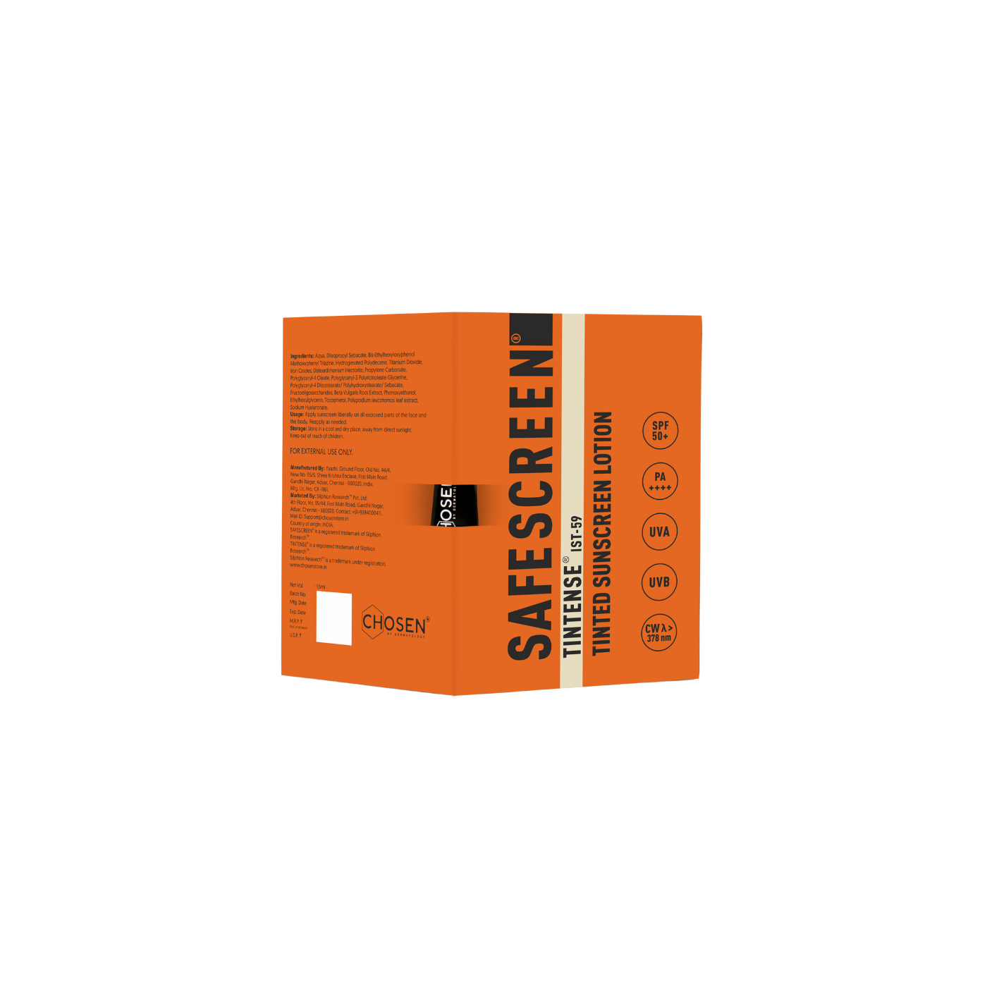 SAFESCREEN TINTENSE Beige IST-59 Mini Pack 1.5ml (Redeem for 150 Zola Points)
