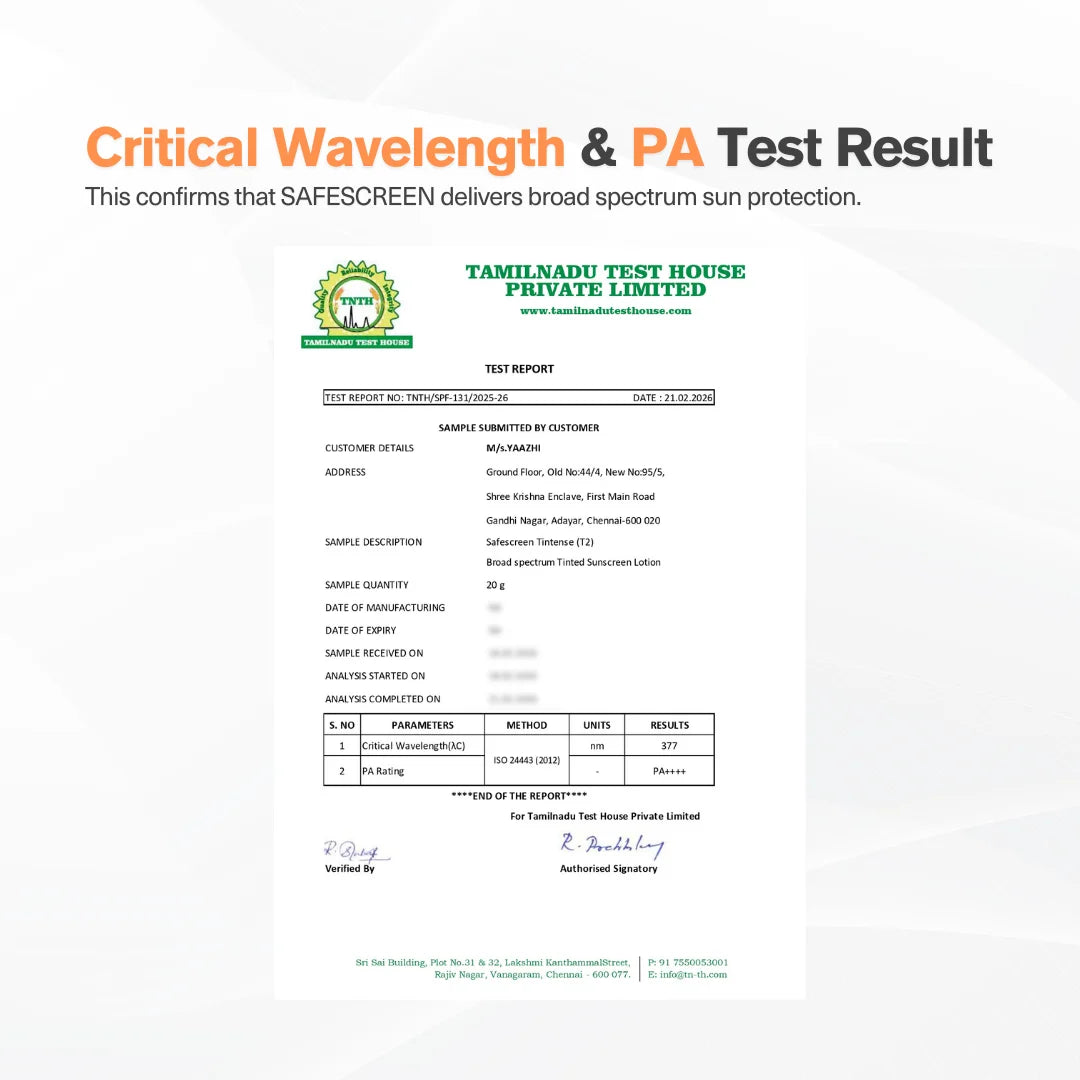 SAFESCREEN® TINTENSE® T2 (Buff) Tinted Sunscreen Lotion PA++++ SPF 30+