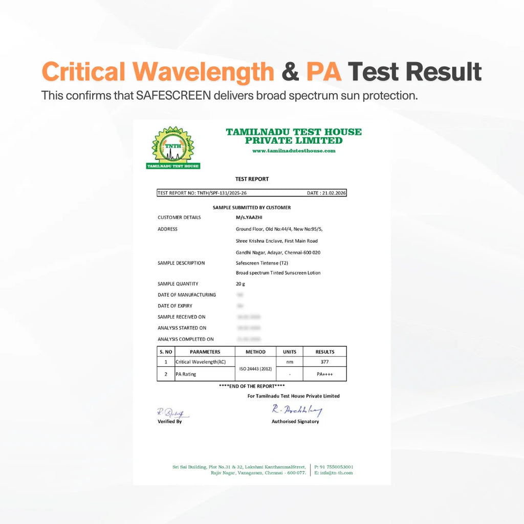 SAFESCREEN® TINTENSE® T2 (Buff) Tinted Sunscreen Lotion PA++++ SPF 30+