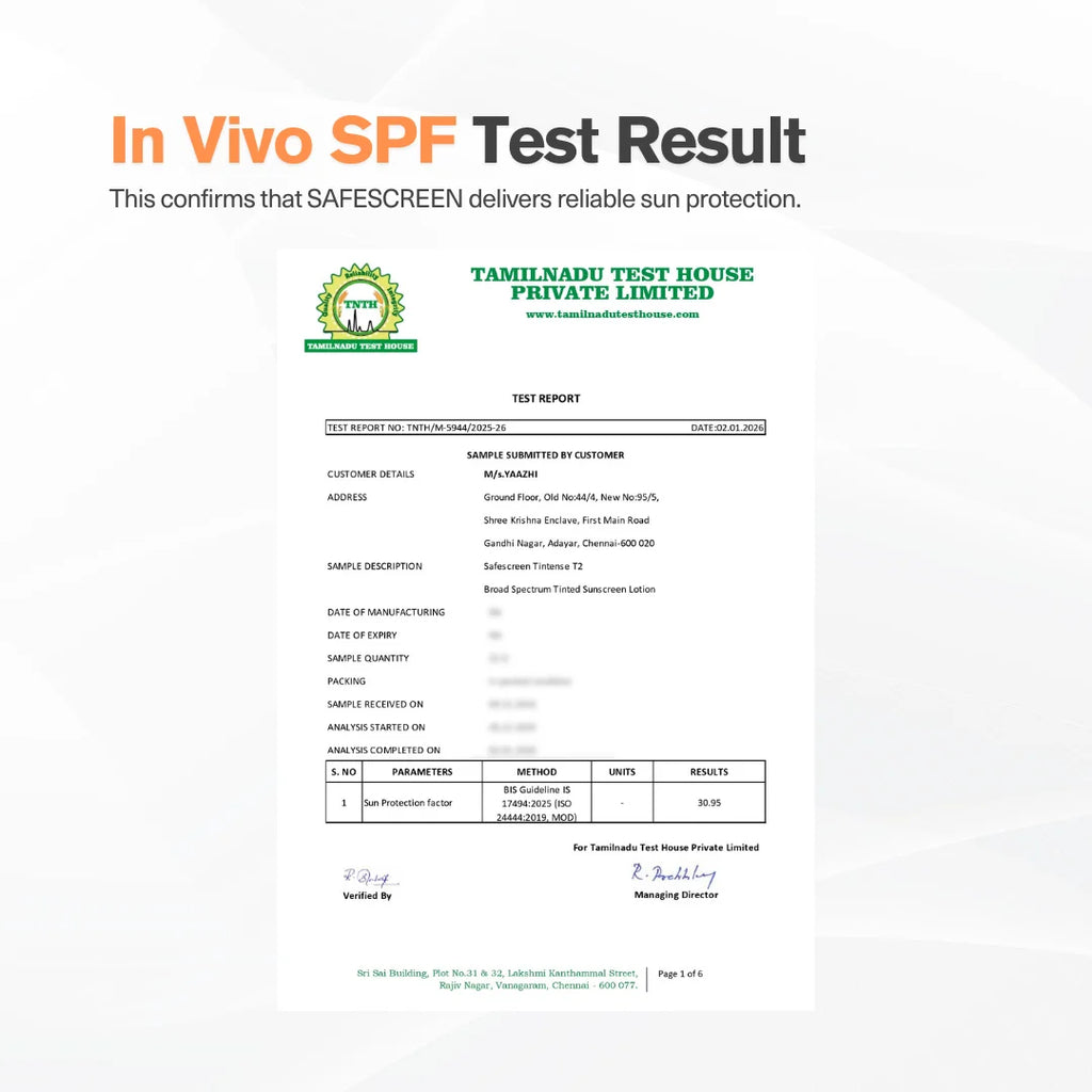 SAFESCREEN® TINTENSE® T2 (Buff) Tinted Sunscreen Lotion PA++++ SPF 30+