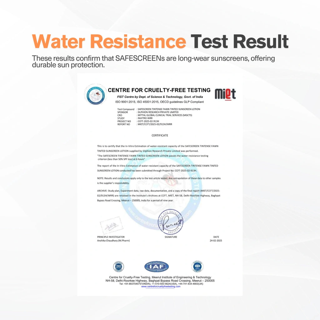 SAFESCREEN® TINTENSE® Fawn Tinted Sunscreen Lotion SPF 50+