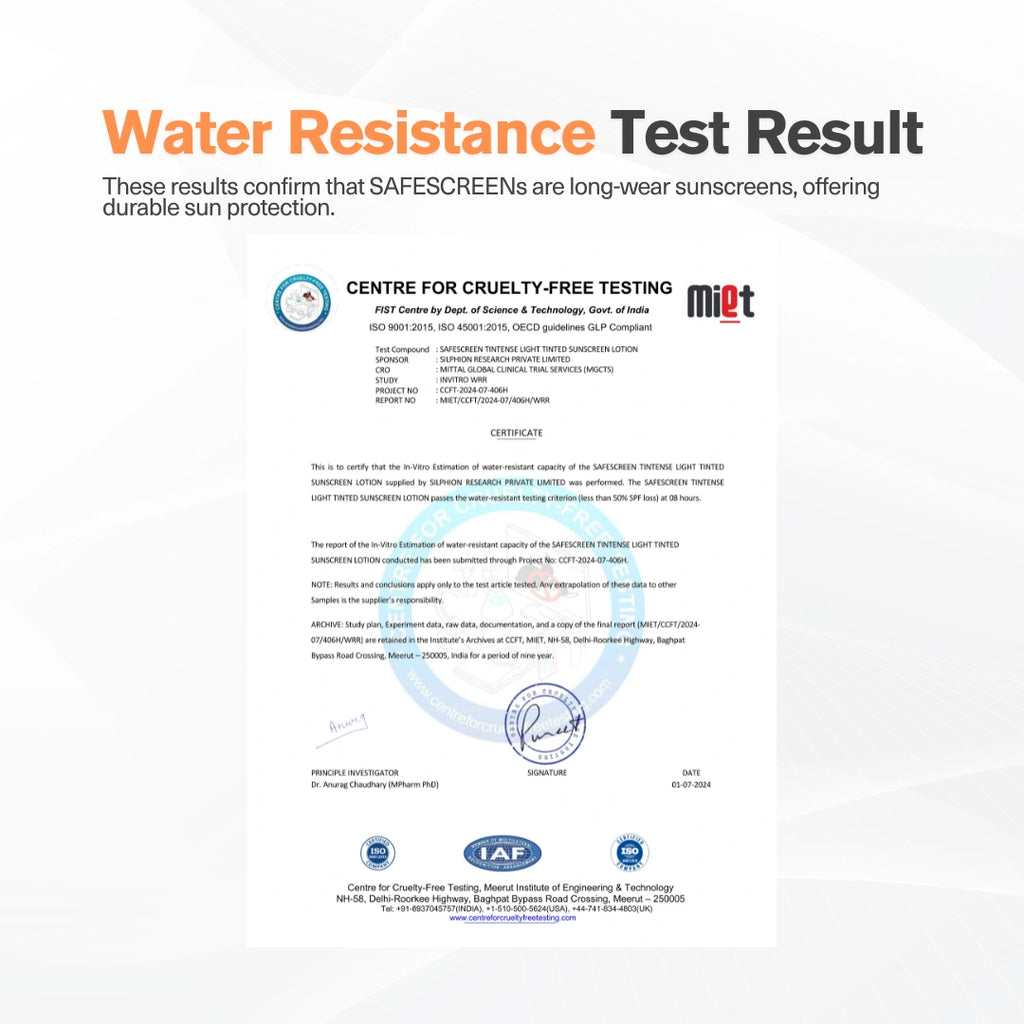 SAFESCREEN® TINTENSE® Light IST-88 Tinted Sunscreen Lotion SPF 50+