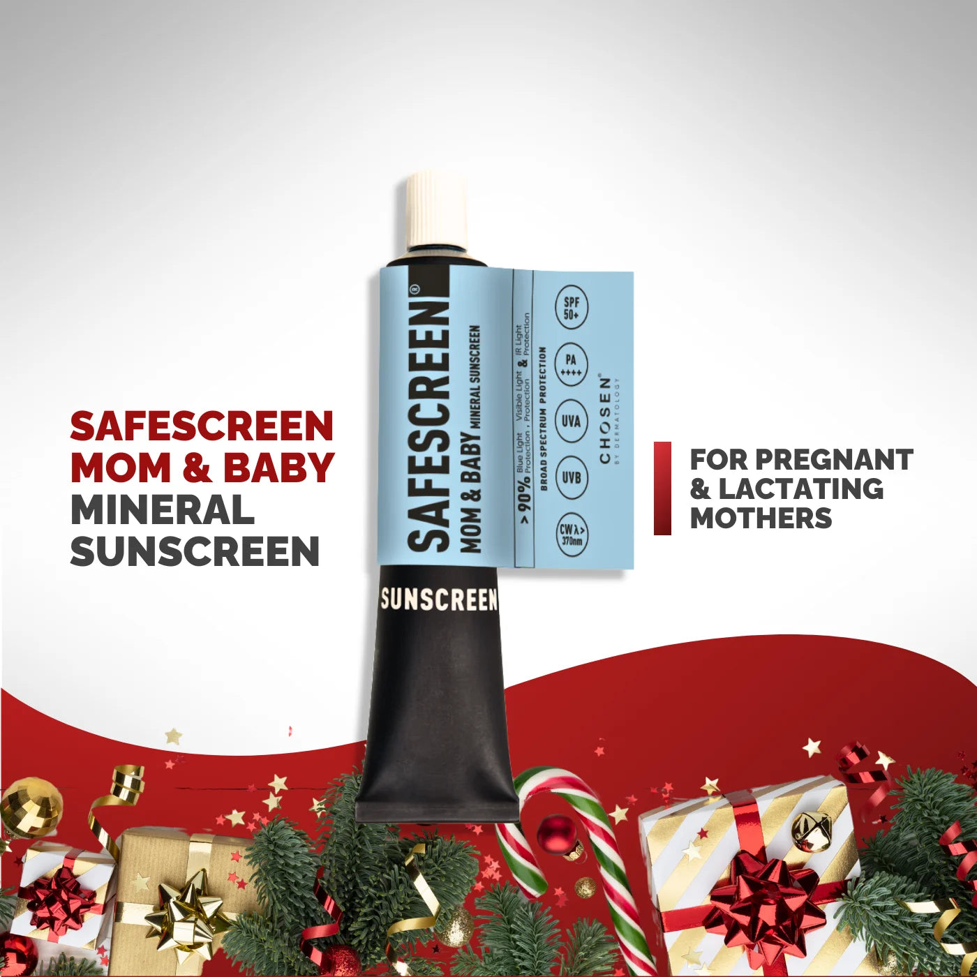 SAFESCREEN Mom Baby Mineral Sunscreen SPF 50+ – CHOSEN Store