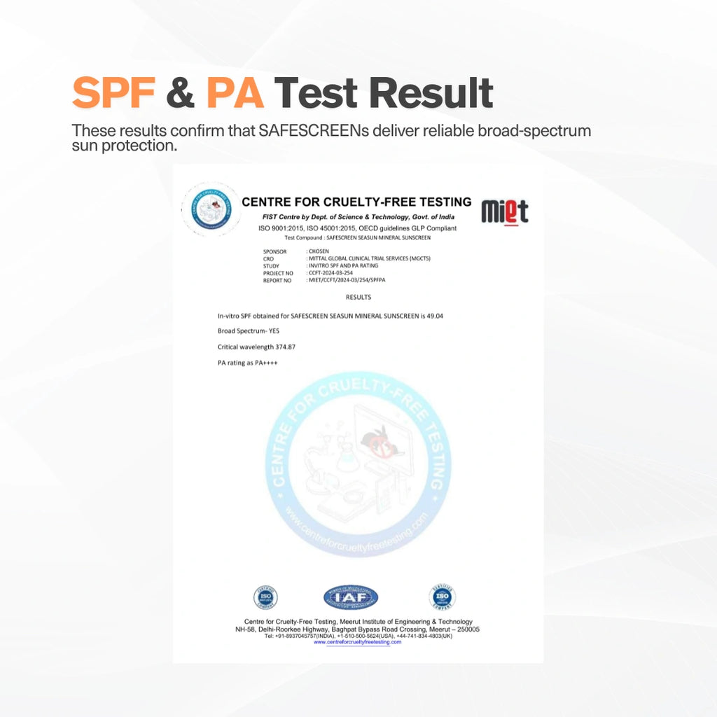 SAFESCREEN® Seasun Mineral Sunscreen SPF 40+