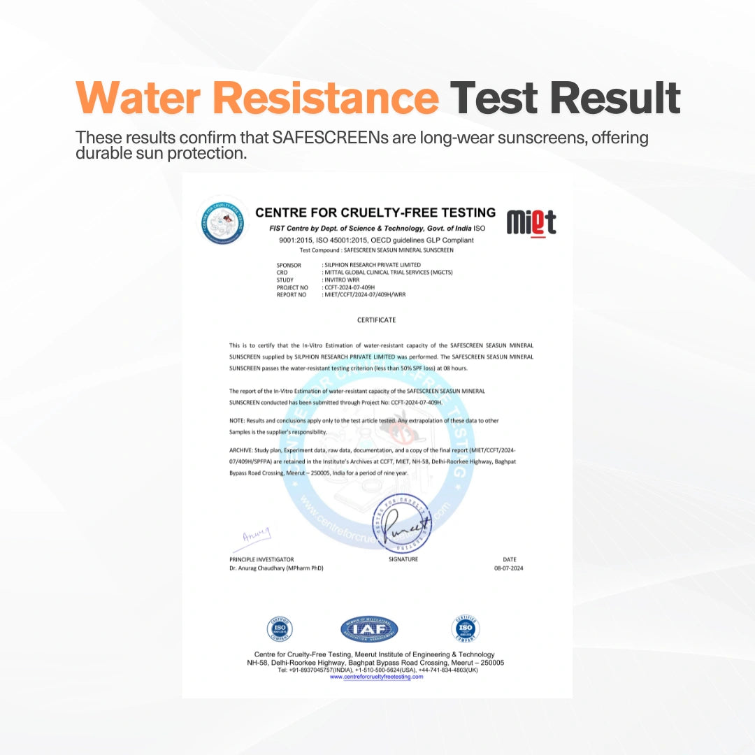 SAFESCREEN® Seasun Mineral Sunscreen SPF 40+