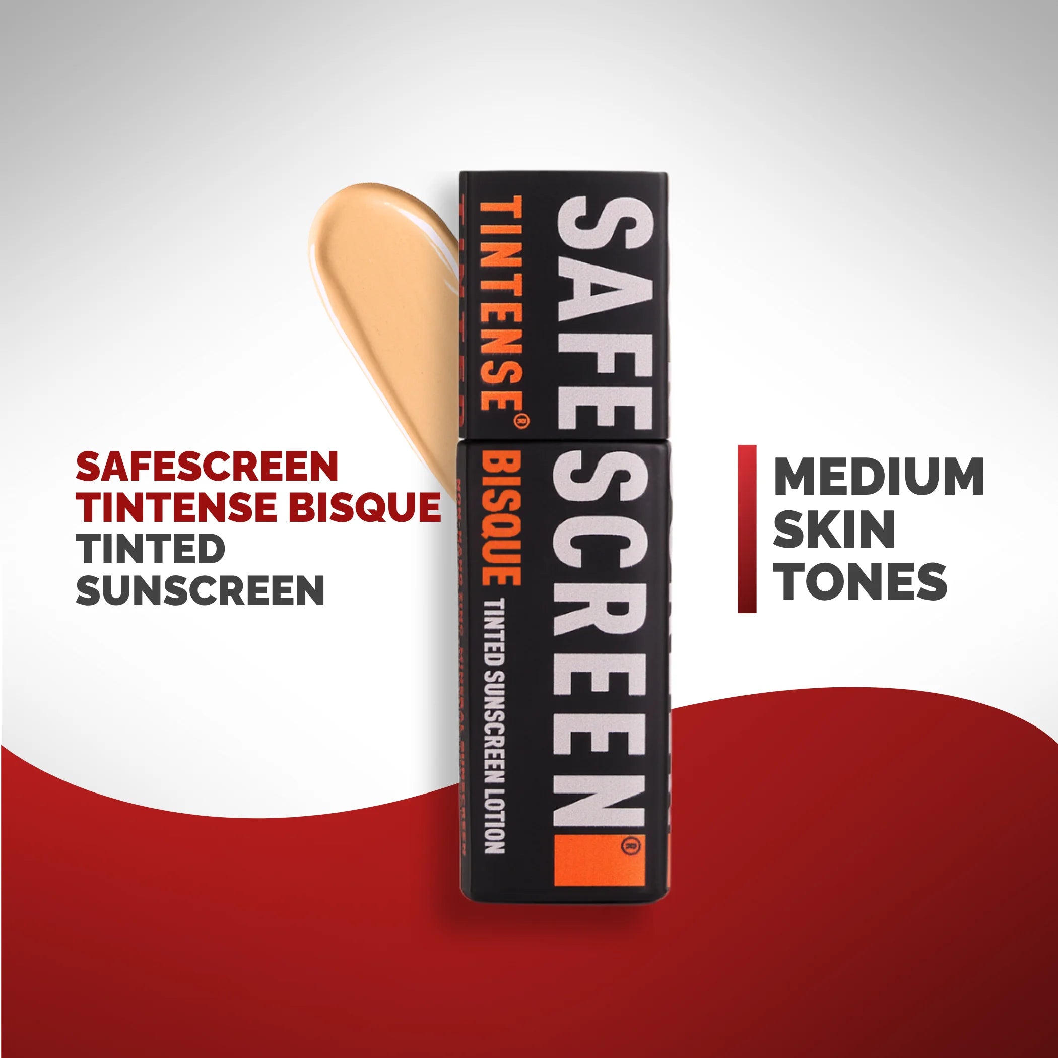 SAFESCREEN® TINTENSE® Bisque IST-75 Tinted Sunscreen Lotion SPF 40+