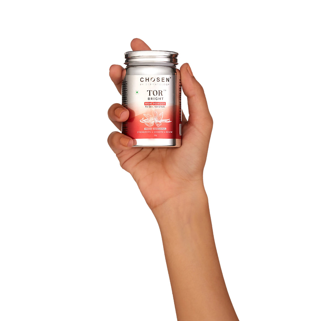 TOR Bright MSM Skin Supplement - Hand Image