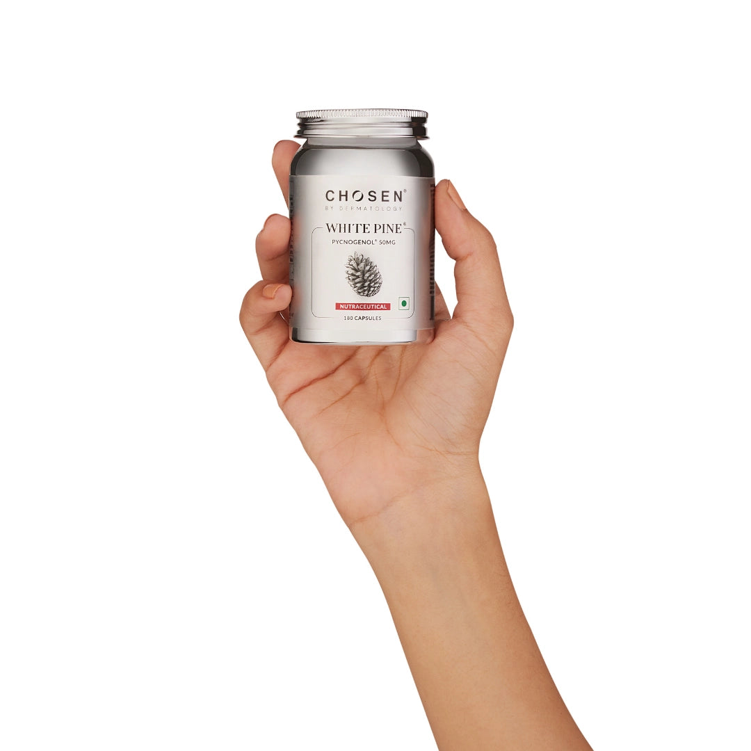 Pycnogenol Capsules for Skin - Hand Image