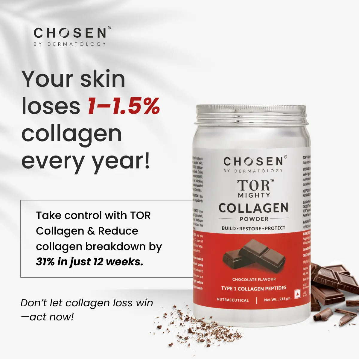 Your skin loses collagen every year