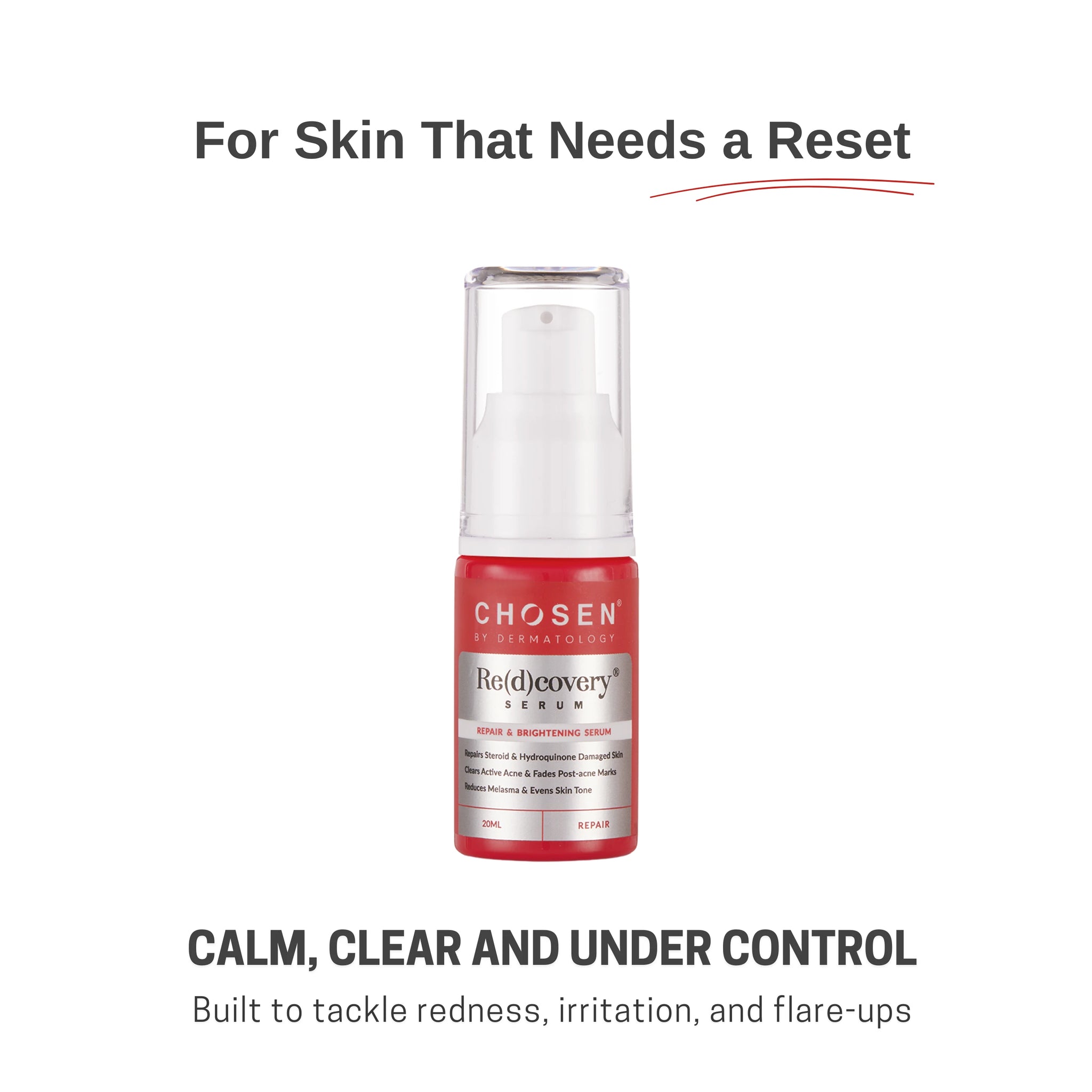 Re(d)covery Tranexamic Acid Face Serum – CHOSEN Store Re(d)covery Tranexamic Acid Face Serum – CHOSEN Store