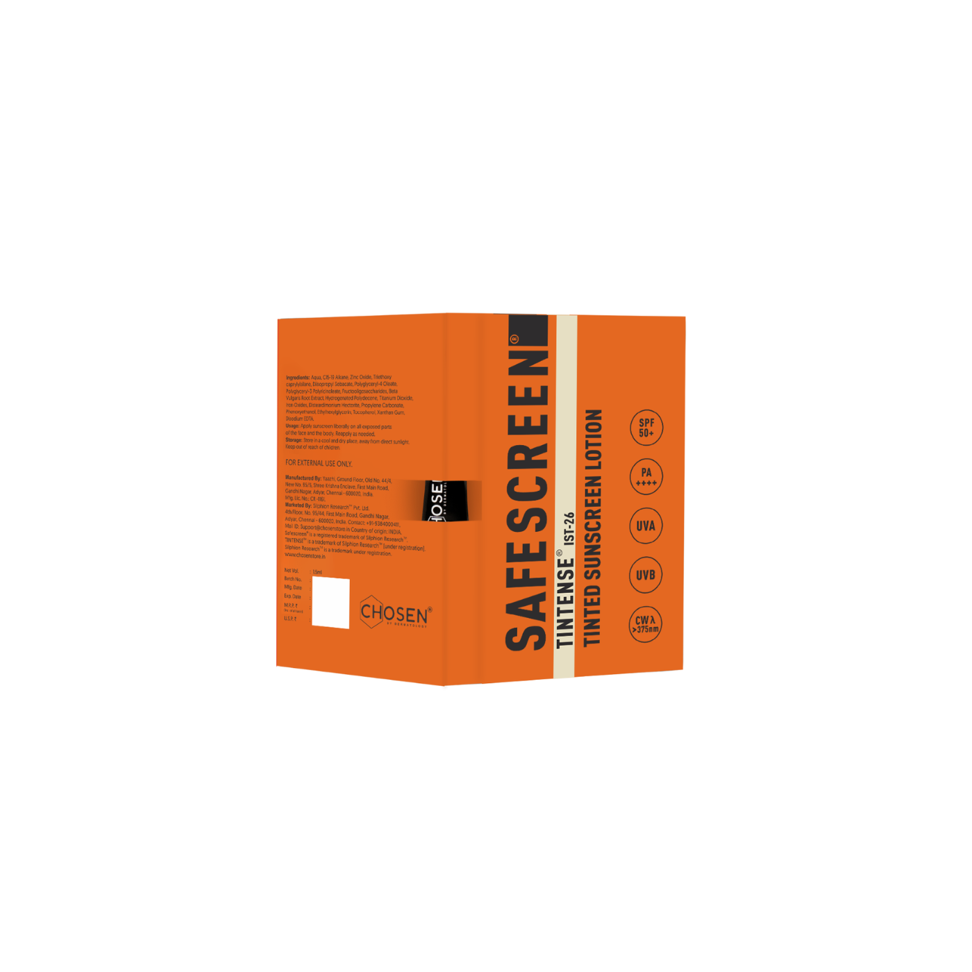 SAFESCREEN TINTENSE Buff IST-26 Mini Pack 1.5 ml (Redeem for 150 Zola Points)