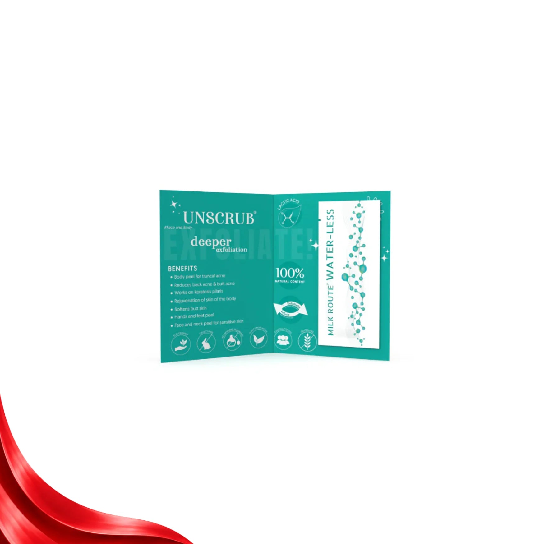 Lactic acid peel for face and body