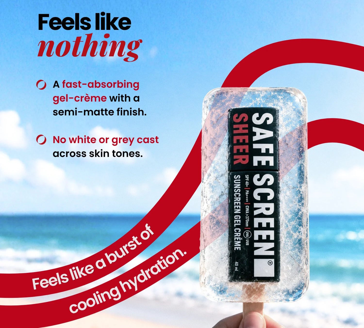 safescreen sheer fast aborbing