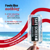 safescreen sheer fast aborbing