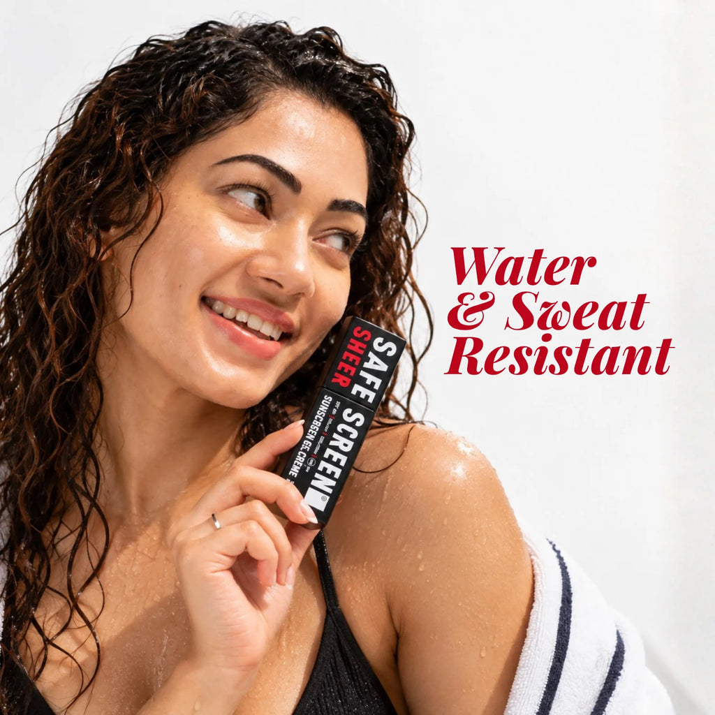 Safescreen Sheer Water & swear resistant