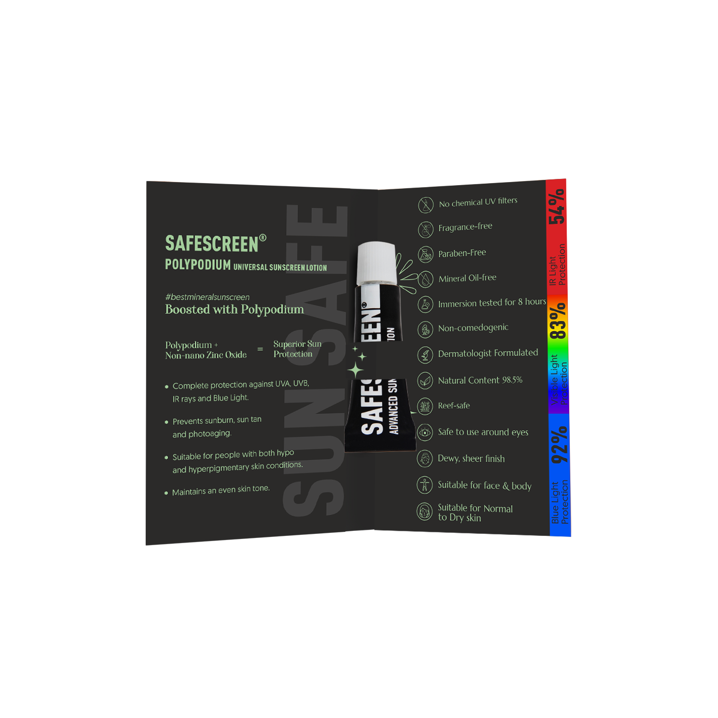 Polypodium Sunscreen Sample Pack | SAFESCREEN – CHOSEN Store
