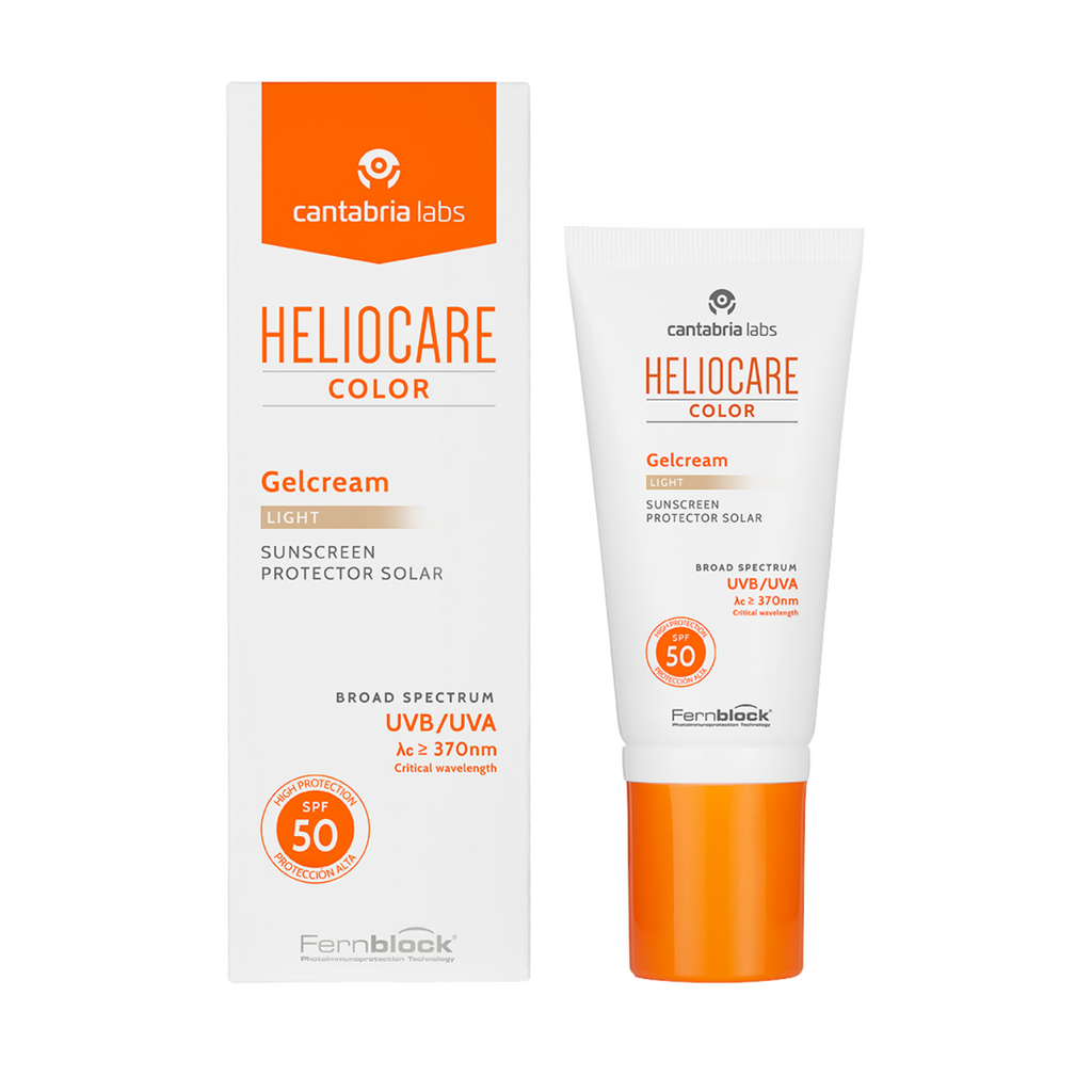 Heliocare Gel Cream Light Sunscreen with broad spectrum 