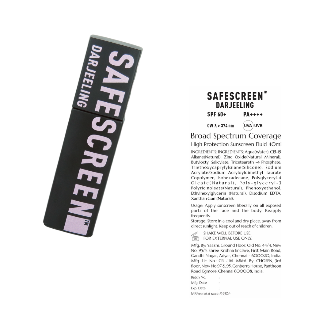 SAFESCREEN® Darjeeling Sunscreen SPF 60+