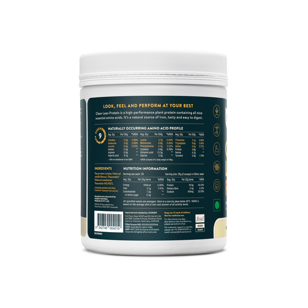 Nuzest Clean Lean Protein Smooth Vanilla Flavour - best vegan protein powder