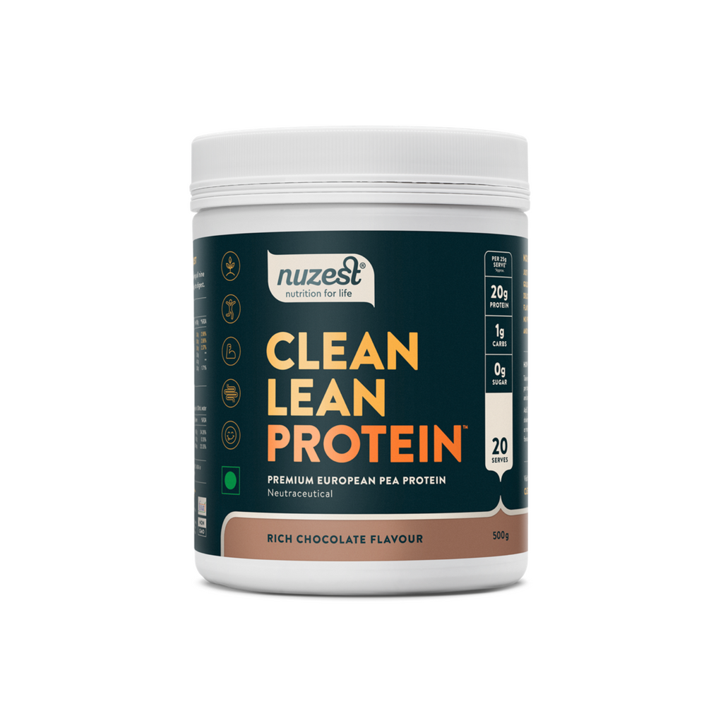 Nuzest Clean Lean Protein 500g Rich Chocolate Flavour - best vegan protein powder for weight loss