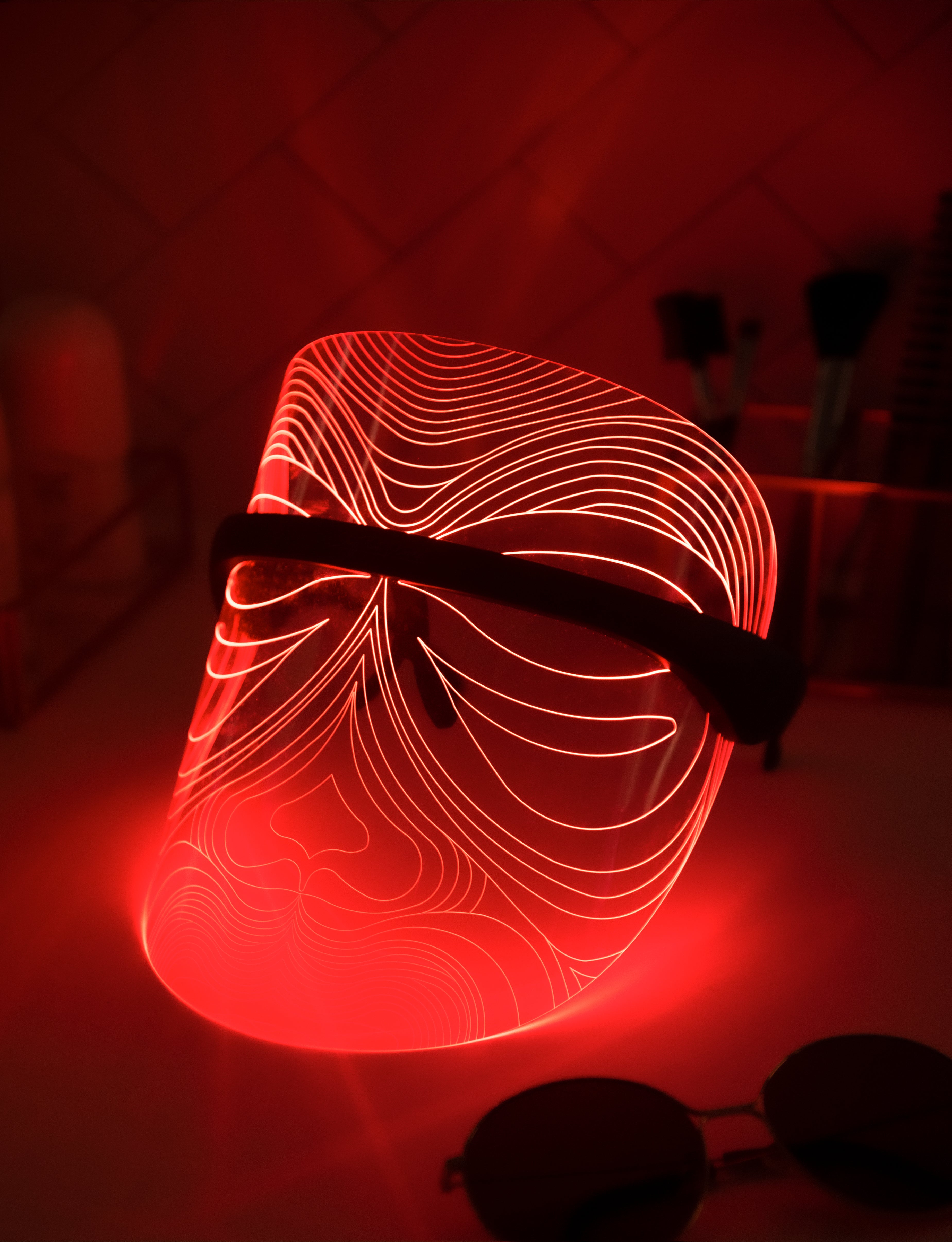 red light led mask